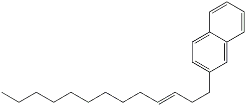 2-(3-Tridecenyl)naphthalene 구조식 이미지