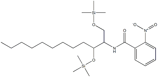 N-[1,3-Bis(trimethylsilyloxy)dodecan-2-yl]-2-nitrobenzamide 구조식 이미지