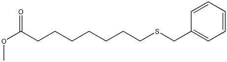 8-(Benzylthio)octanoic acid methyl ester 구조식 이미지