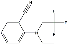 2-[N-Ethyl(2,2,2-trifluoroethyl)amino]benzonitrile Structure