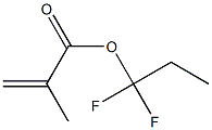 Methacrylic acid (1,1-difluoropropyl) ester Structure