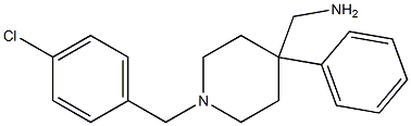 1-(4-Chlorobenzyl)-4-phenylpiperidine-4-methanamine Structure