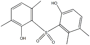 2,2'-Dihydroxy-3,5',6,6'-tetramethyl[sulfonylbisbenzene] Structure