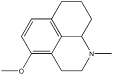 4-Methoxy-1-methyl-2,3,7,8,9,9a-hexahydro-1H-benzo[de]quinoline 구조식 이미지