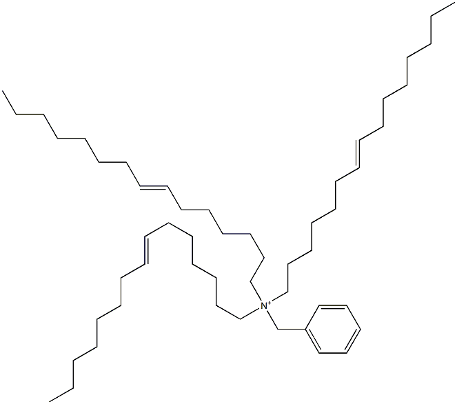 Tri(7-pentadecenyl)benzylaminium 구조식 이미지