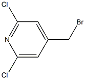 2,6-Dichloro-4-(bromomethyl)pyridine 구조식 이미지