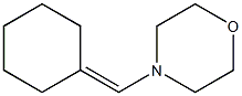 Morpholino(cyclohexylidene)methane Structure