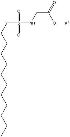 N-Dodecylsulfonylglycine potassium salt 구조식 이미지