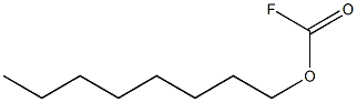 Fluoroformic acid octyl ester Structure