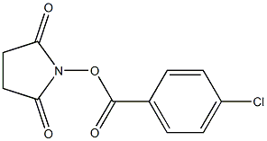 4-Chlorobenzoic acid succinimidyl ester Structure