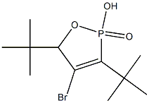 2-Hydroxy-3-tert-butyl-4-bromo-5-tert-butyl-2,5-dihydro-1,2-oxaphosphole 2-oxide Structure