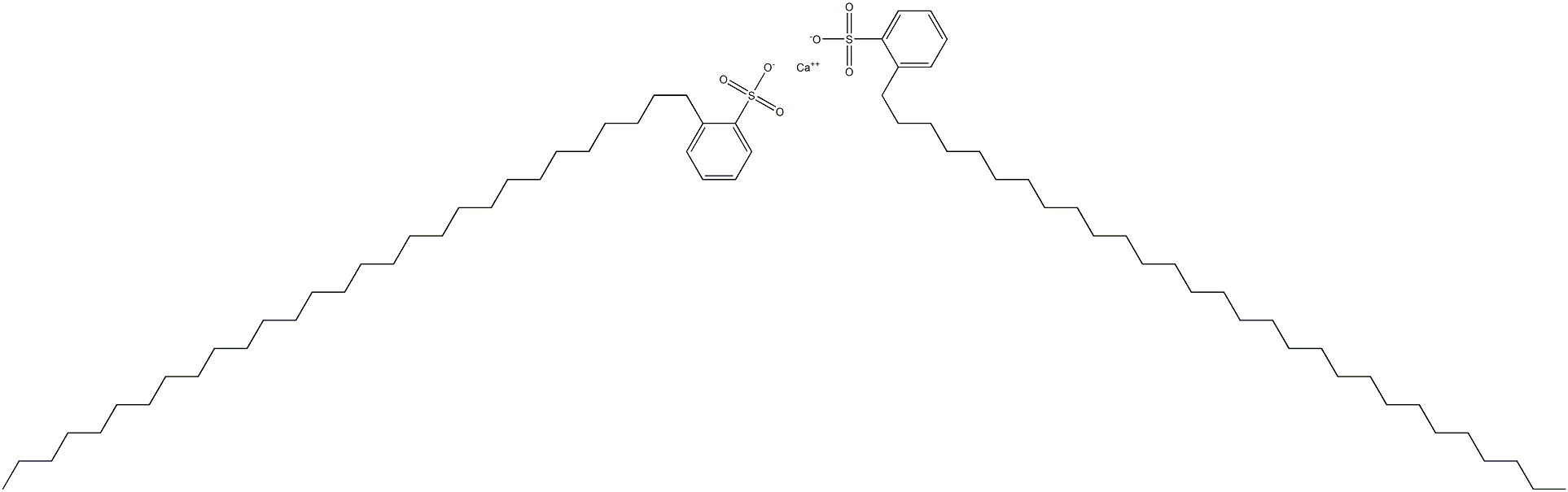 Bis(2-nonacosylbenzenesulfonic acid)calcium salt Structure