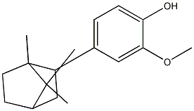 2-Methoxy-4-(2-bornyl)phenol 구조식 이미지