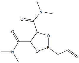 2-Allyl-N,N,N',N'-tetramethyl-1,3,2-dioxaborolane-4,5-dicarboxamide 구조식 이미지