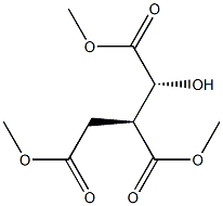 (2R,3S)-2-Hydroxy-3-carboxypentanedioic acid trimethyl ester 구조식 이미지