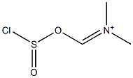 N-[[(Chlorosulfinyl)oxy]methylene]-N-methylmethanaminium Structure