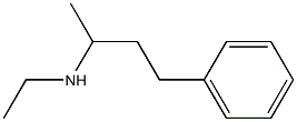 Ethyl(1-methyl-3-phenylpropyl)amine Structure