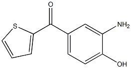 2-(3-Amino-4-hydroxybenzoyl)thiophene 구조식 이미지