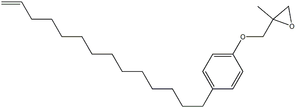 4-(13-Tetradecenyl)phenyl 2-methylglycidyl ether Structure