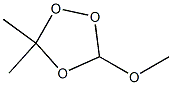 3-Methoxy-5,5-dimethyl-1,2,4-trioxolane 구조식 이미지