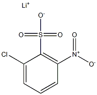 2-Chloro-6-nitrobenzenesulfonic acid lithium salt Structure