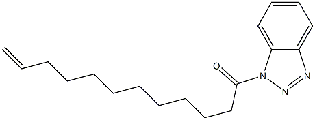 1-(11-Dodecenoyl)-1H-benzotriazole 구조식 이미지