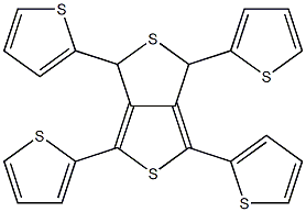 1,3,4,6-Tetra(2-thienyl)-1H,3H-thieno[3,4-c]thiophene 구조식 이미지