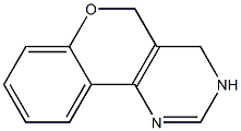 3,4-Dihydro-5H-[1]benzopyrano[4,3-d]pyrimidine 구조식 이미지