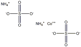 Ammonium cobalt(II) sulfate Structure