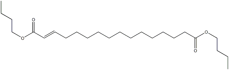 2-Hexadecenedioic acid dibutyl ester Structure