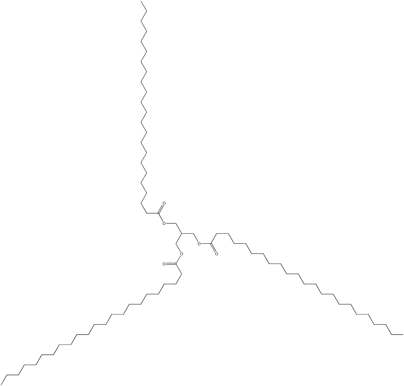 2-[(1-Oxotricosyloxy)methyl]-1,3-propanediol ditricosanoate 구조식 이미지