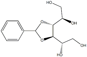 3-O,4-O-Benzylidene-D-glucitol Structure