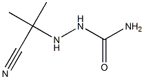 1-(1-Cyano-1-methylethyl)semicarbazide Structure