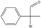 2-Phenyl-2-bromopropanal 구조식 이미지