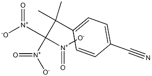 4-(1,1-Dimethyl-2,2,2-trinitroethyl)benzonitrile Structure