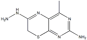 6-Hydrazino-4-methyl-7H-pyrimido[4,5-b][1,4]thiazin-2-amine Structure