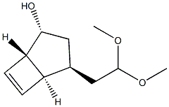 (1S,2R,4S,5S)-4-(2,2-Dimethoxyethyl)bicyclo[3.2.0]hept-6-en-2-ol 구조식 이미지