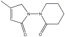 1-(6-Oxo-1-piperidinyl)-4-methyl-3-pyrrolin-2-one Structure