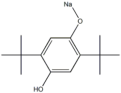 2,5-Di(tert-butyl)-4-(sodiooxy)phenol 구조식 이미지