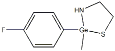 2-(4-Fluorophenyl)-2-methyl-1,3,2-thiazagermolidine Structure