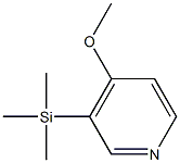 3-(Trimethylsilyl)-4-methoxypyridine 구조식 이미지