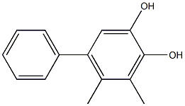 3,4-Dimethyl-5-phenyl-1,2-benzenediol Structure