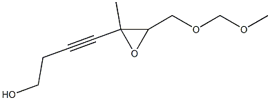 5,6-Epoxy-7-(methoxymethoxy)-5-methyl-3-heptyn-1-ol 구조식 이미지