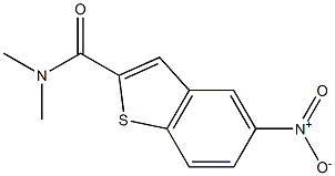 N,N-Dimethyl-5-nitrothionaphthene-2-carboxamide Structure