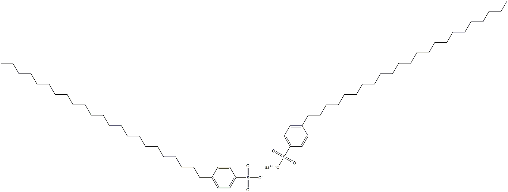 Bis(4-tricosylbenzenesulfonic acid)barium salt 구조식 이미지