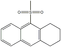 1,2,3,4-Tetrahydro-9-(methylsulfonyl)anthracene Structure