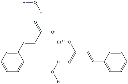 Barium-trans-cinnamate dihydrate Structure