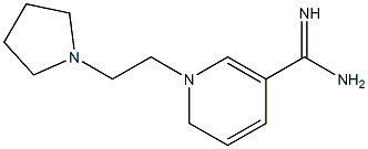 N1-[2-(Pyrrolidin-1-yl)ethyl]pyridine-3-carboxamidine 구조식 이미지