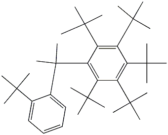 2-(Penta-tert-butylphenyl)-2-(2-tert-butylphenyl)propane 구조식 이미지