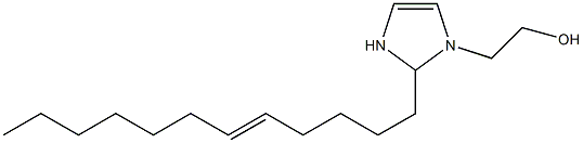 2-(5-Dodecenyl)-4-imidazoline-1-ethanol Structure